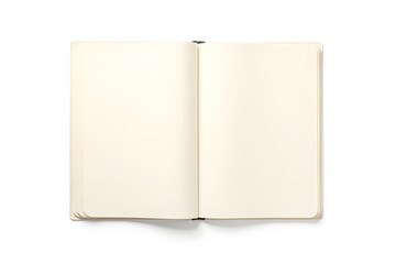 Watercolor Notebook, Bound Paper for Writing, Isolated on White Background