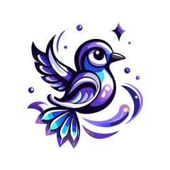 Obraz premium bird logo design vector