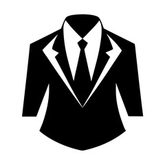 vector illustration of business suit