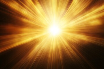 Obraz premium Stunning light burst with radiant golden rays illuminating the darkness, abstract background with rays, explosion of light, sun rays background