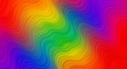 Obraz premium Chromatic Undulation AI Generated