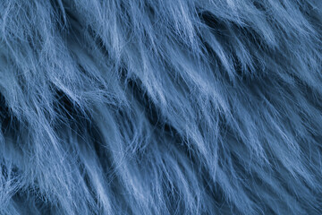 Obraz premium blue fluffy cloth textured background