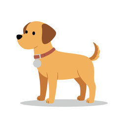 Creative Flat Vector Illustrations of Dog: Minimalist, Modern, and Perfect for Pet-Themed Graphics.Charming Flat Vector Dog Illustration: Playful, Minimal, and Versatile Cartoon Primate Design

