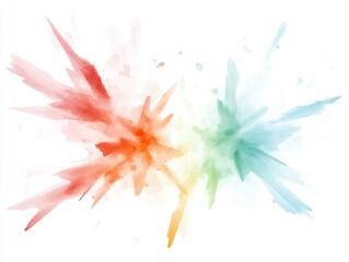 Abstract colorful paint splatter design