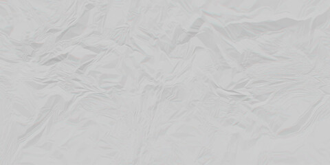 Obraz premium Abstract white crumble paper texture. White Wrinkled Fabric Texture Background