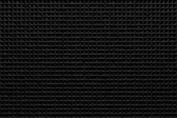 Geometric abstract texture with black pyramid shapes ideal for modern background design. 3d render