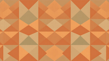 Fototapeta premium Abstract Geometric Orange Pattern Background - Modern Artistic Design with Triangles & Creative Shapes