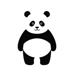 Creative Flat Vector Illustrations of panda: Minimalist, Modern, and Perfect for Pet-Themed Graphics.Charming Flat Vector panda Illustration: Playful, Minimal, and Versatile Cartoon Primate Design
