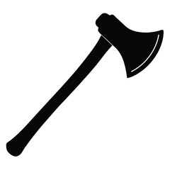 vector illustration of cute camp axe isolated