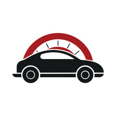 Design A Minimal Car Front Silhouette Merged With Tech