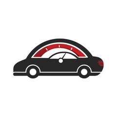 Design A Minimal Car Front Silhouette Merged With Tech