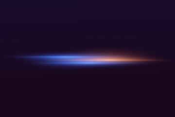 Neon light lines. Laser beams effect. EPS10 Vector.