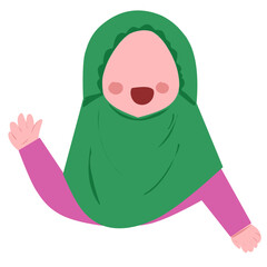 cute kids hijab 