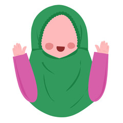 cute kids hijab 