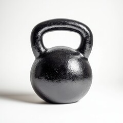 Isolated kettlebell on a clean backdrop
