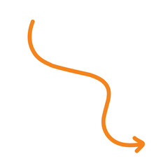 orange line rows vector