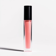 Pink lip gloss with a black applicator
