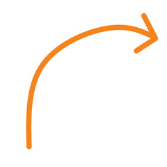 orange line rows vector