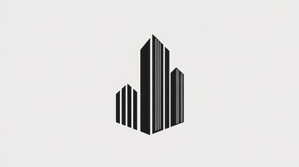 Obraz premium Modern Cityscape Logo Design