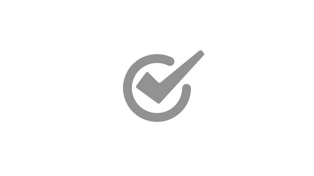 Stylish Animated Checkmark to Visually Indicate Completion or Success