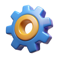 3d gears icon