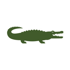 Creative Flat Vector Illustrations of Crocodile: Minimalist, Modern, and Perfect for Pet-Themed Graphics.Charming Flat Vector crocodileIllustration: Playful, Minimal, and Versatile Cartoon Primate Des