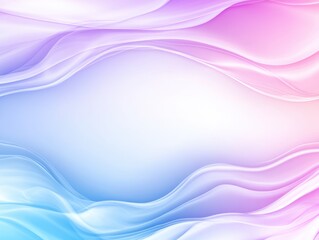 Obraz premium Pastel-colored, flowing wave design with a central, bright area. Ideal for backgrounds