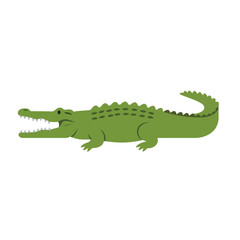 Creative Flat Vector Illustrations of Crocodile: Minimalist, Modern, and Perfect for Pet-Themed Graphics.Charming Flat Vector crocodileIllustration: Playful, Minimal, and Versatile Cartoon Primate Des