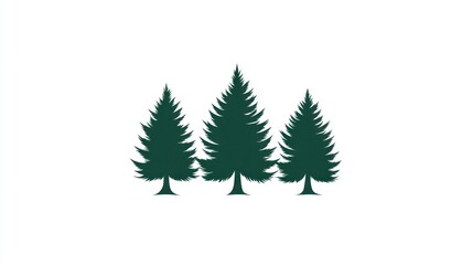 Obraz premium Forest Logo Design Illustration