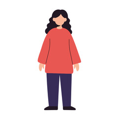 Modern  Minimalist  Woman Flat Vectors for Contemporary Design