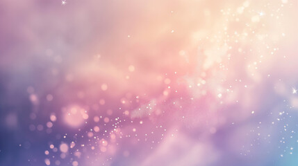 Fototapeta premium Abstract background with soft pastel colors and bokeh lights creating a dreamy atmosphere look 100
