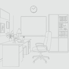 Modern Home Interiors: Minimalist Flat Vector Illustrations for Contemporary Design