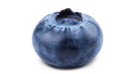 Obraz premium closeup fresh blueberry or bilberry fruit, cutout in transparent background, png format
