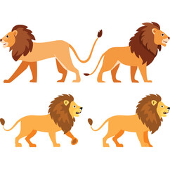 Cute Lion Illustration
