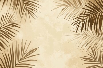 Vintage Palm Leaf Frame