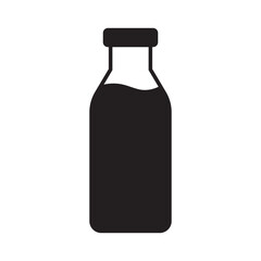 Bottle icon. Milk bottle icon.
