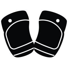 Cute Elbow Pads Isolated Vector Illustration