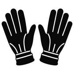 Cute Gloves Isolated Vector Illustration