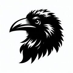 Fototapeta premium Crow Silhouette Vector