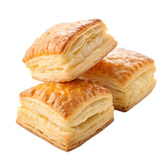  puff pastry on transparent background png