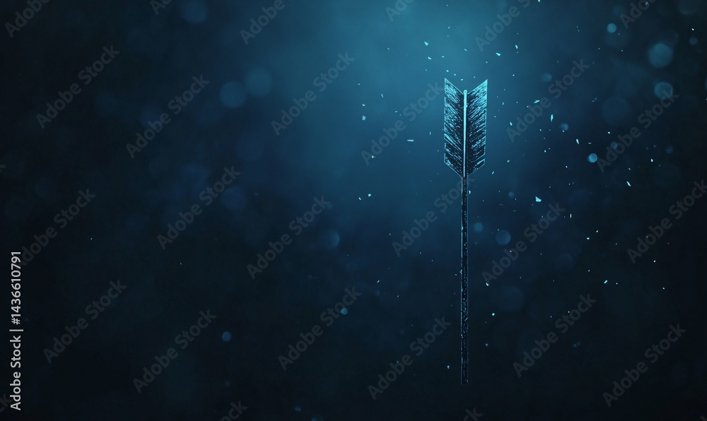 Fototapete abstract technology double wave of particles. big data visualization. dark background with motion do