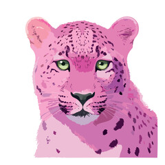 Photo of pink furr leopard