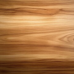 Fototapeta premium Smooth polished wooden surface texture with fine grain, light walnut finish, soft reflections, modern interior style, clean and uniform look, professional studio lighting