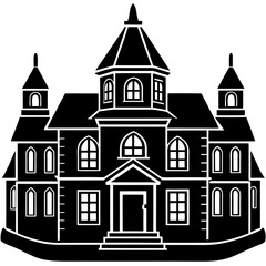 Fototapeta premium Historic Building Silhouette