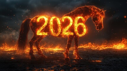 Red Fire Horse Symbol of 2026