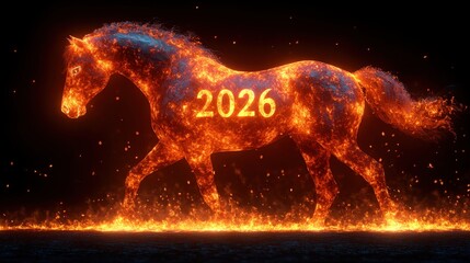 Red Fire Horse Symbol of 2026