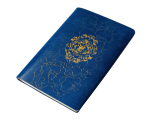 High-Resolution Isolated Passport on Clean White Background – Travel Document PNG for International Identification and Visa Applications