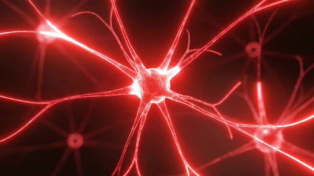 Neural connections, signal transmission in the brain, network of neurons