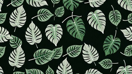 Tropical Leaves Pattern