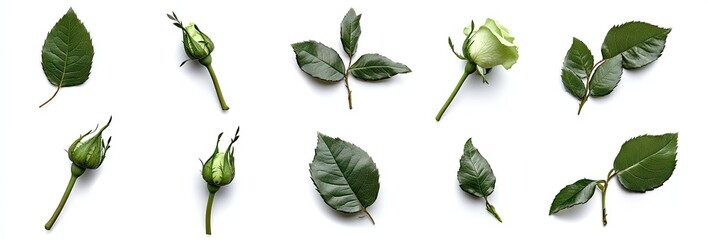 Delicate Pastel Rose and Leaves Arrangement